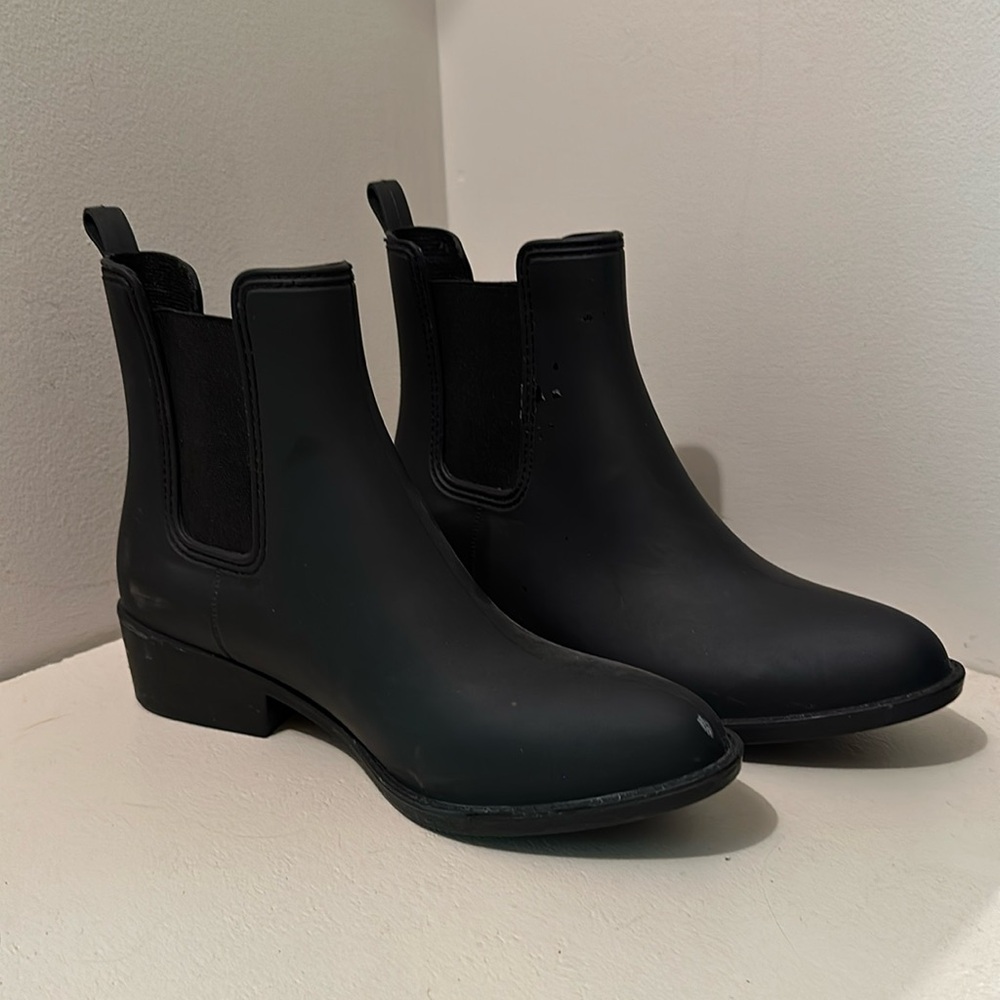Black Rain Booties
